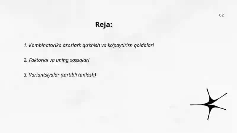 Kombinatorika elementlari 2