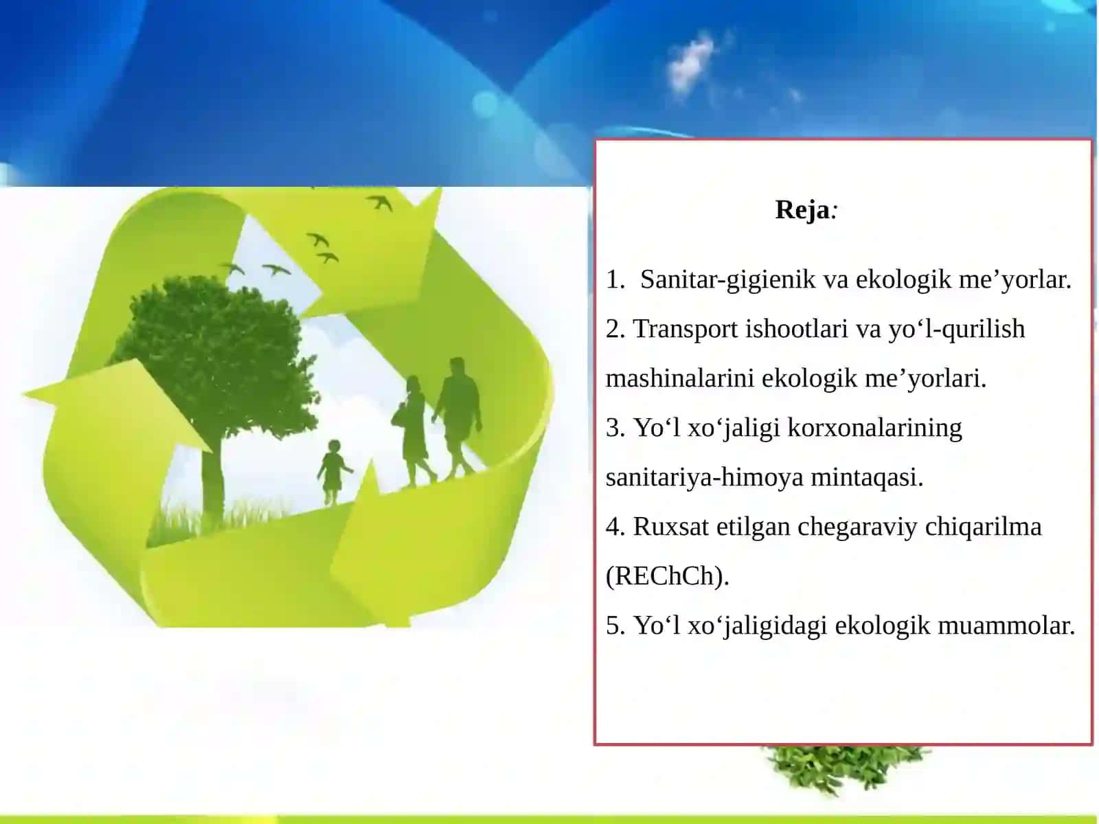 Ekologik me’yorlar 2
