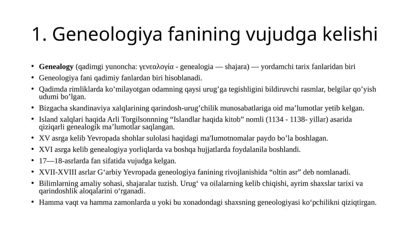 GENEALOGYA 2