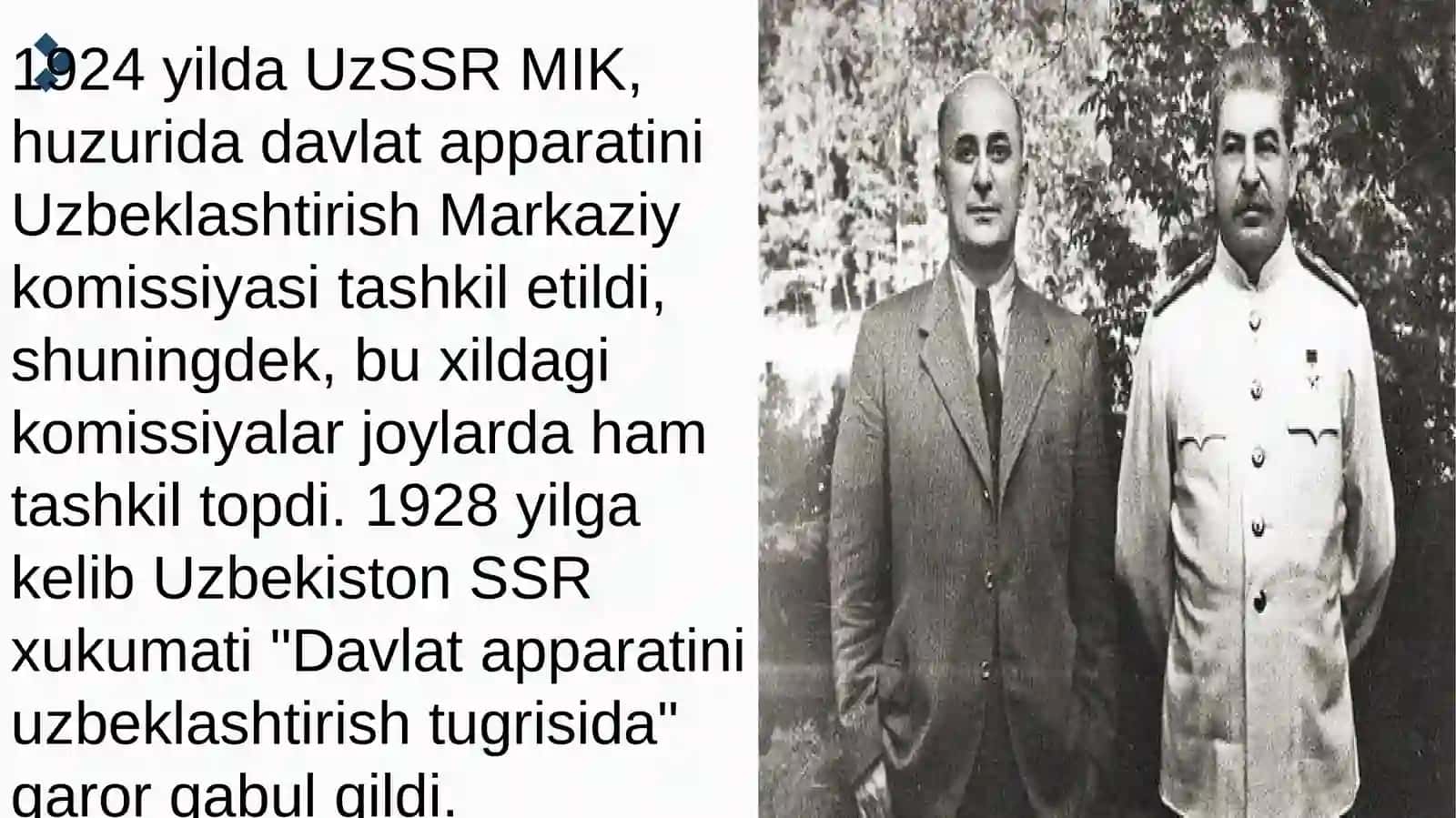 Oʻzbekistonda sovet hokimiyatining kadrlarni mahalliylashtirish va oʻzbeklashtirish siyosati 2