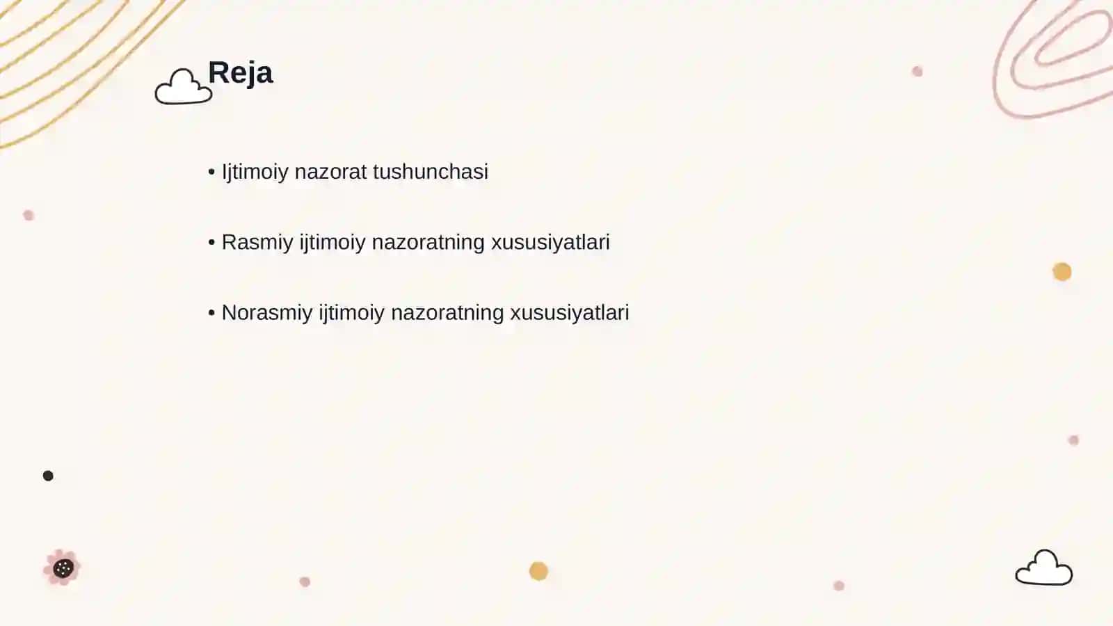 Rasmiy va norasmiy ijtimoiy nazoratning o’ziga xos xususiyatlari 2