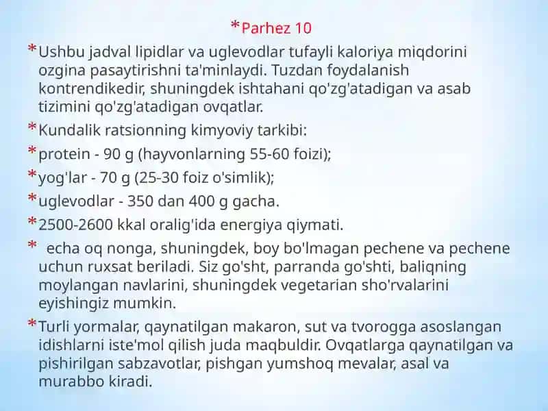 Parhez stoli 10 2