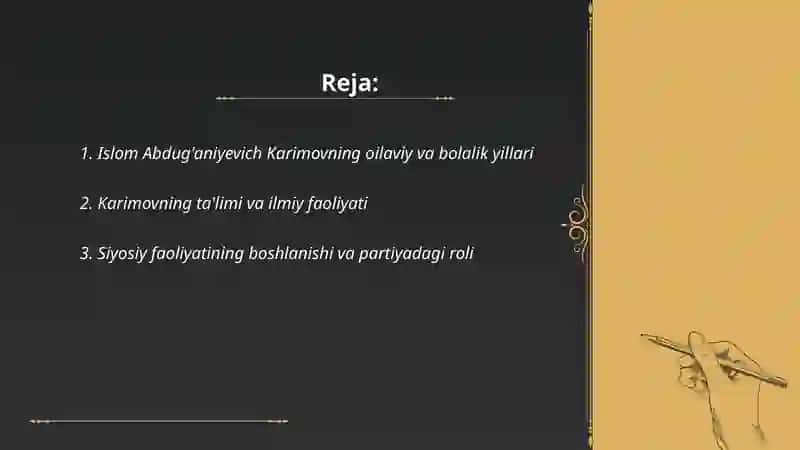 Islom Abdug'aniyevich Karimov va Oyatillo 2
