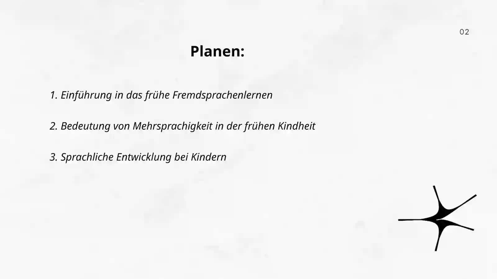 Frühes Fremdsprachenlernen 2