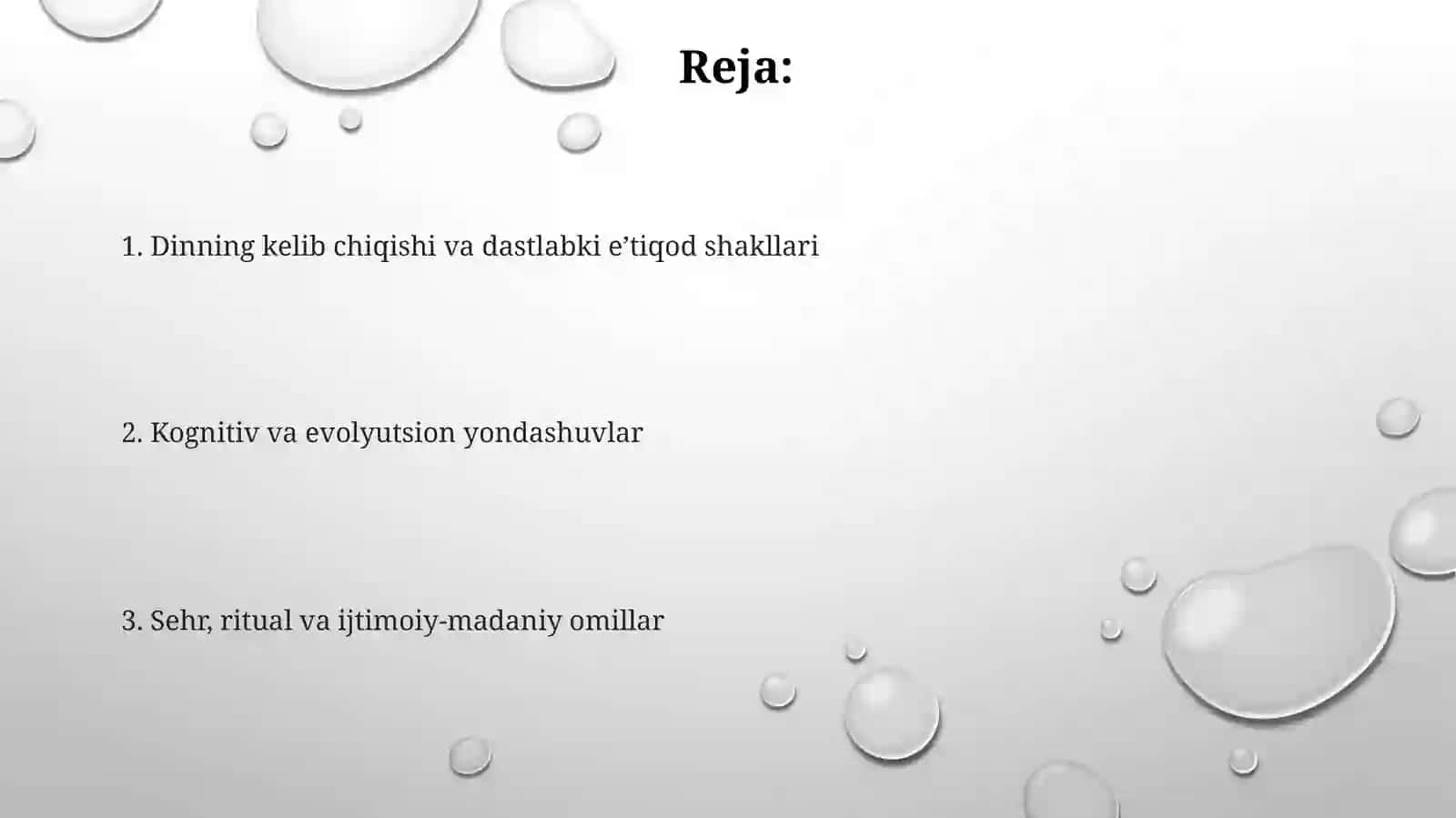 Dinning kelib chiqishi va dastlabki e’tiqod shakllari 2