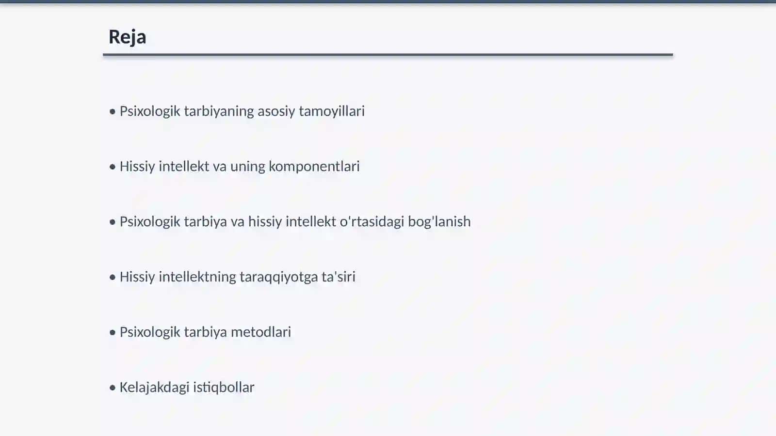 Psixologik tarbiya va hissiy intellekt 2