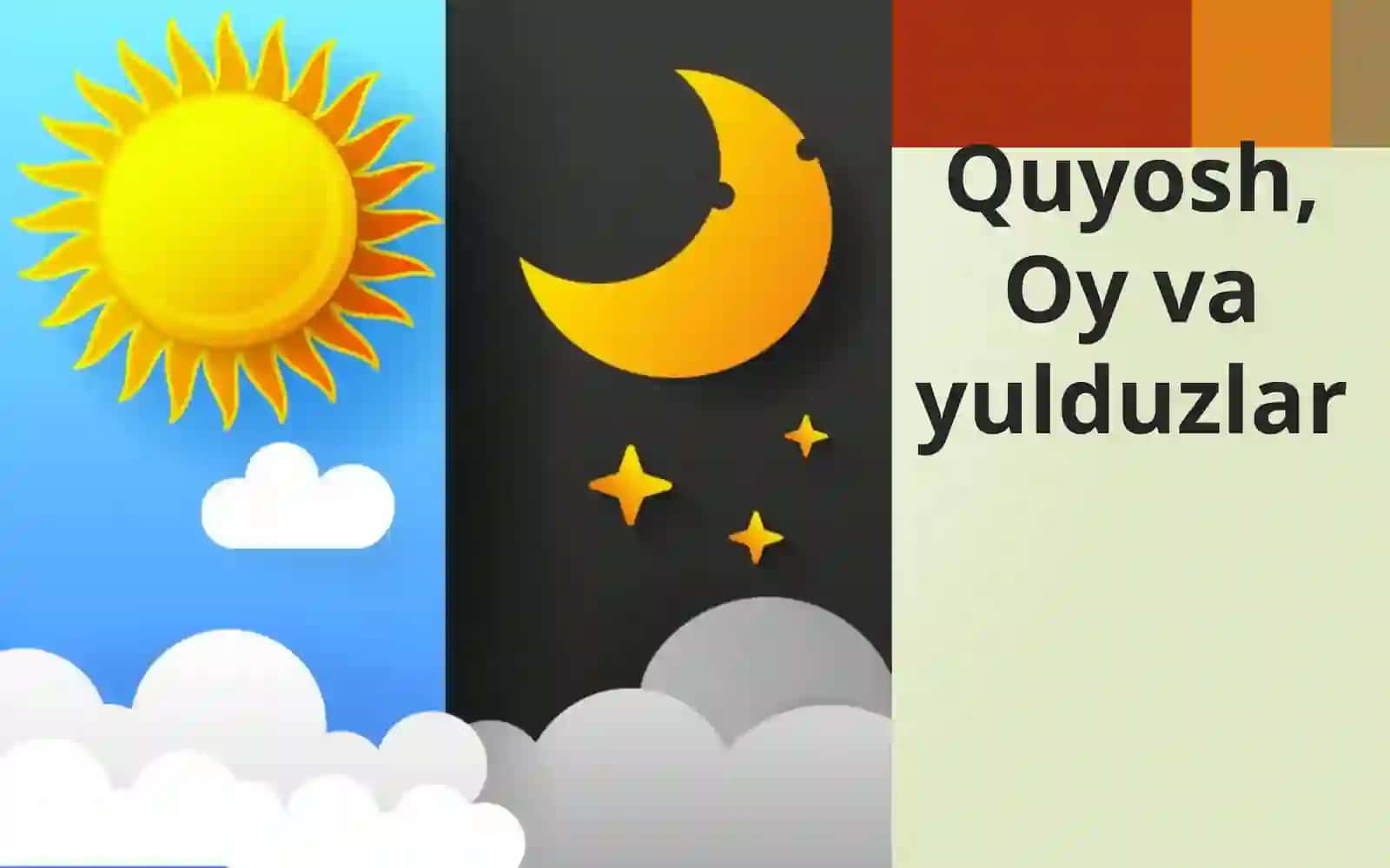 QUYOSH, OY VA YULDUZLAR 2