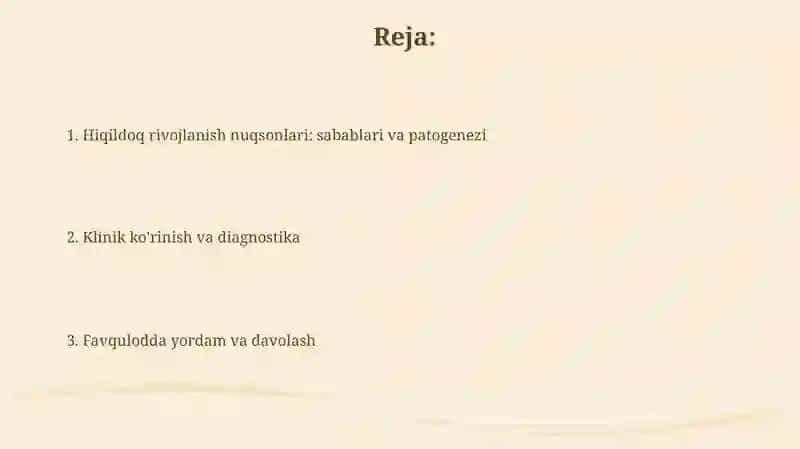 Hiqildoq rivojlanish nuqsonlari: sabablari va patogenezi 2