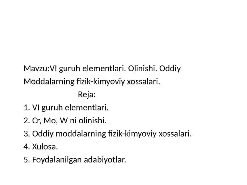 Namangandavlat Universiteti Tabiiy Fanlar Fakulteti Kimyo Yo'nalishi CCU-CCU-22 Guruhtalabasi Ahmadaliyeva Maftunaning 2