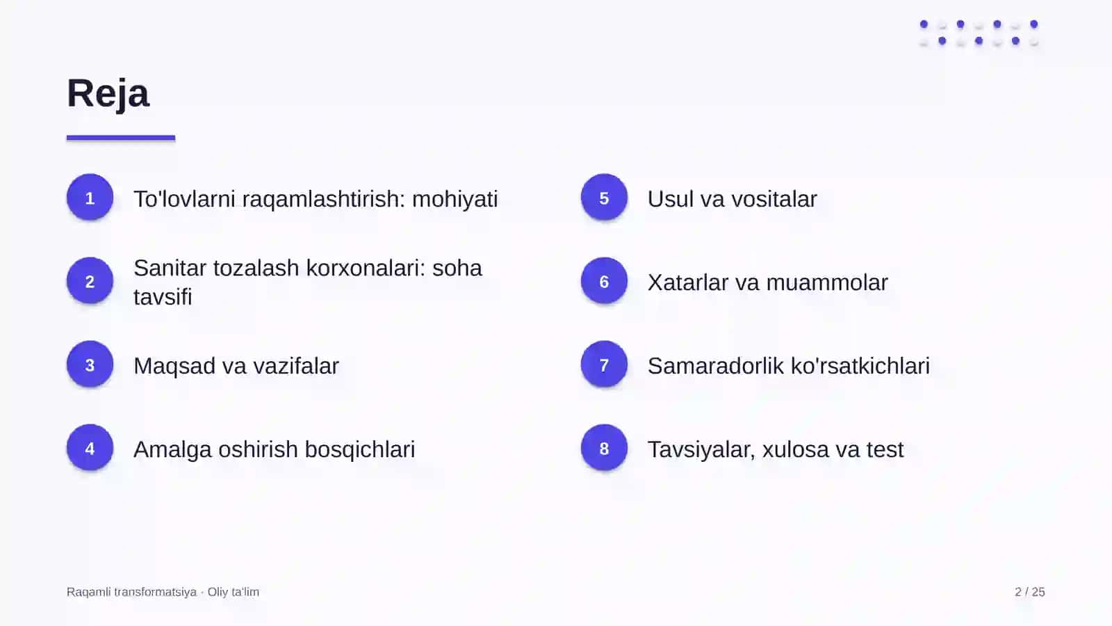 sanitar tozalash korxonalarida to'lovlarni raqamlashtirish 2939 2