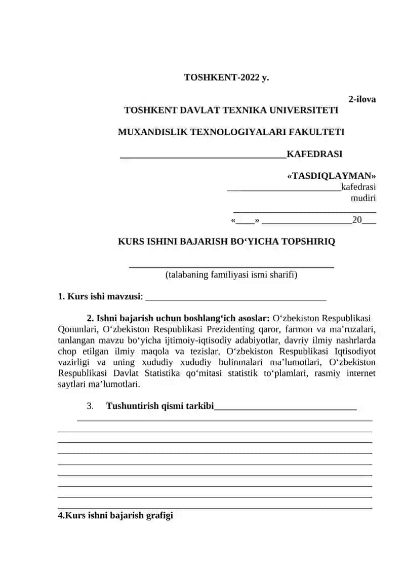 KURS ISHI: Yoshlarni mehnat bozorida iqtisodiy faolligini oshirish yollari 2
