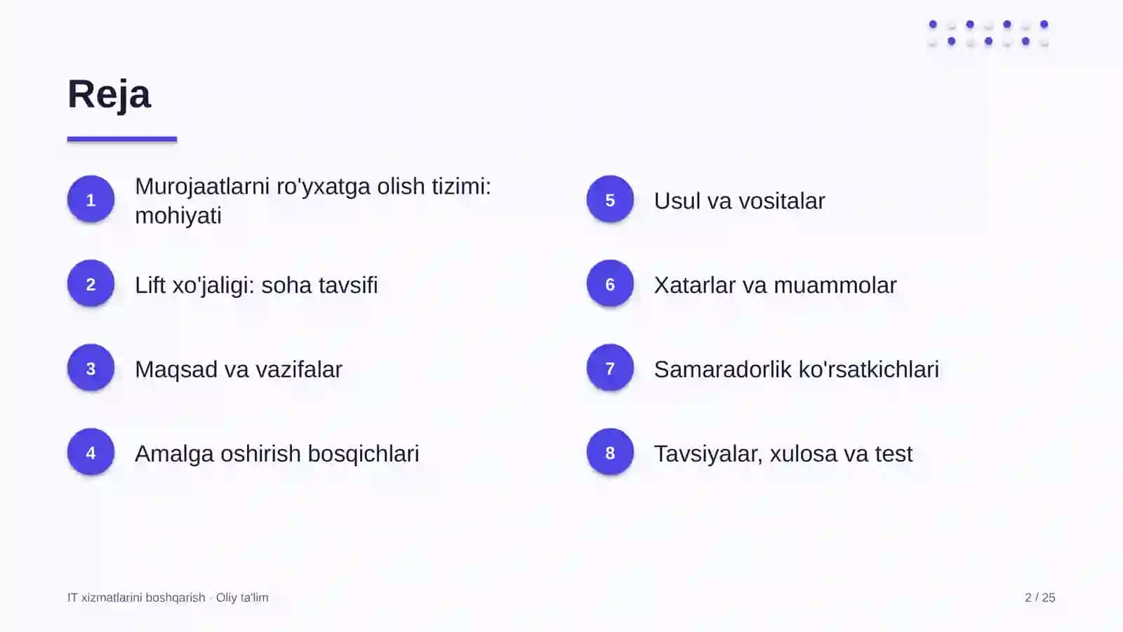 Lift xo'jaligida murojaatlarni ro'yxatga olish tizimini joriy etish 2