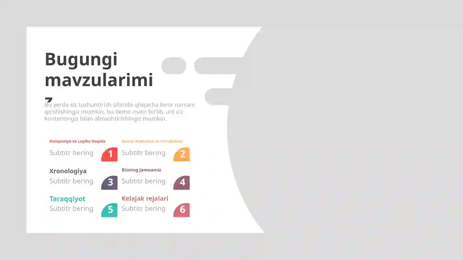 Bepul taqdimot slayd shabloni Taqdimoti (24 Slayd) 2