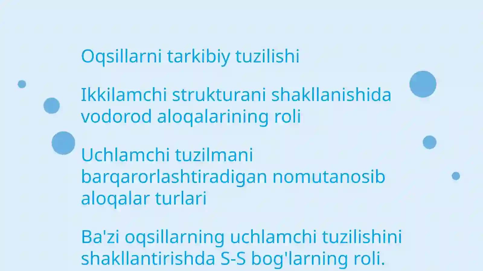Oqsillar 2
