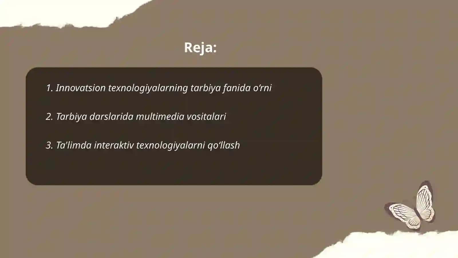 Innovatsion texnologiyalardan foydalanish 2