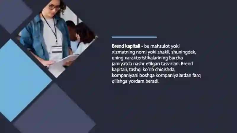 Brend kapitalining ahamiyati va uni yaratish jarayoni 2