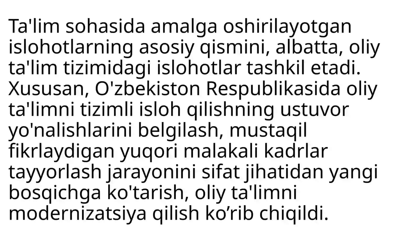 TA’LIM SOHASI RIVOJLANISH XUSUSIYATLARI 2