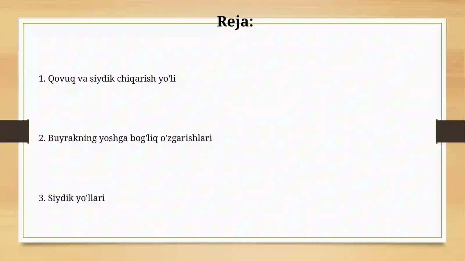 Buyrakning yoshga bog'liq o'zgarishlari 2