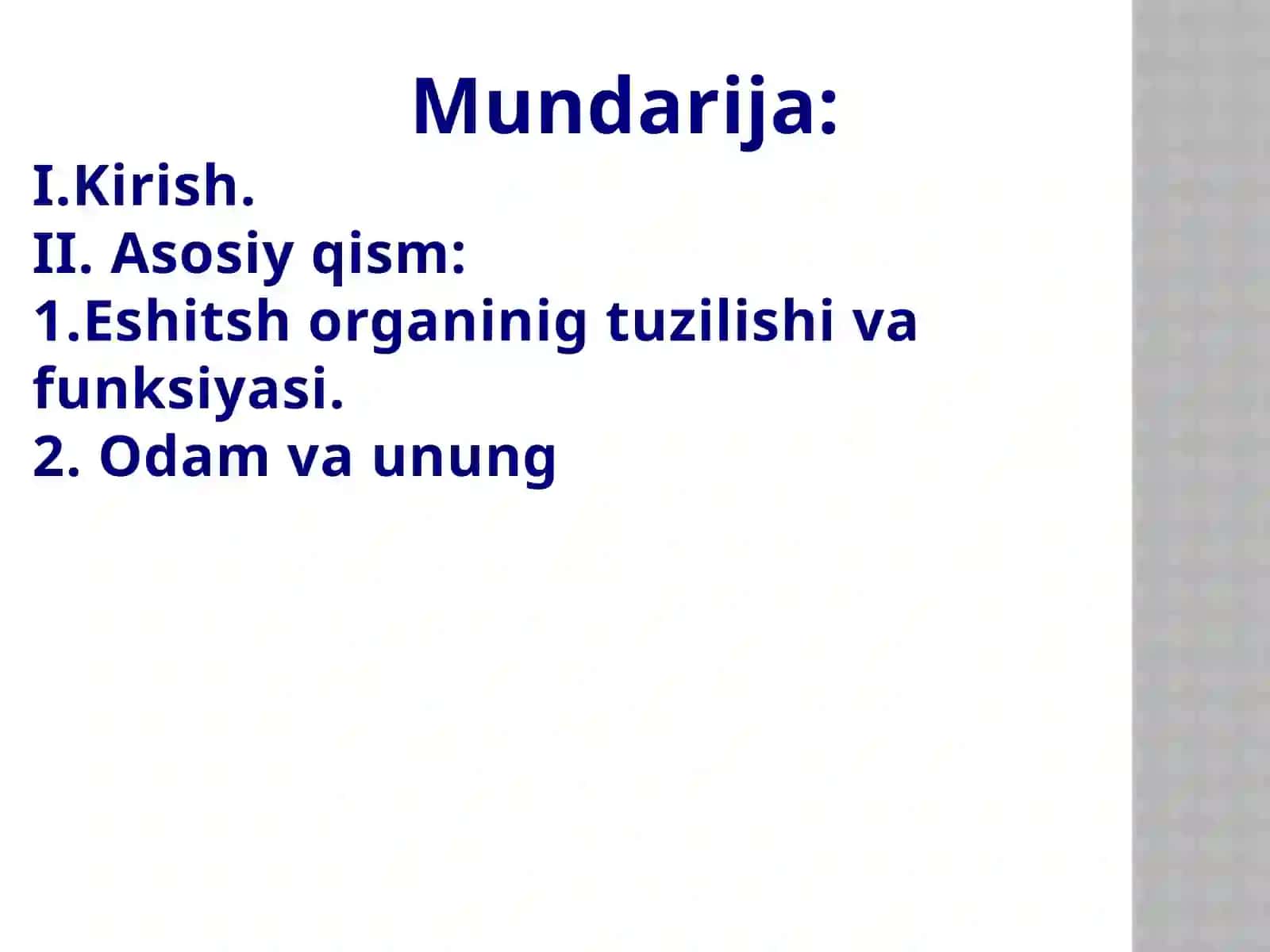 Eshitish organini o'qitishda yangi pedagogik texnologiyadan foydalanish 2