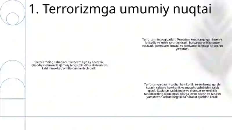 Terarizim Va Uning Insoniyatga Taxdidi 2