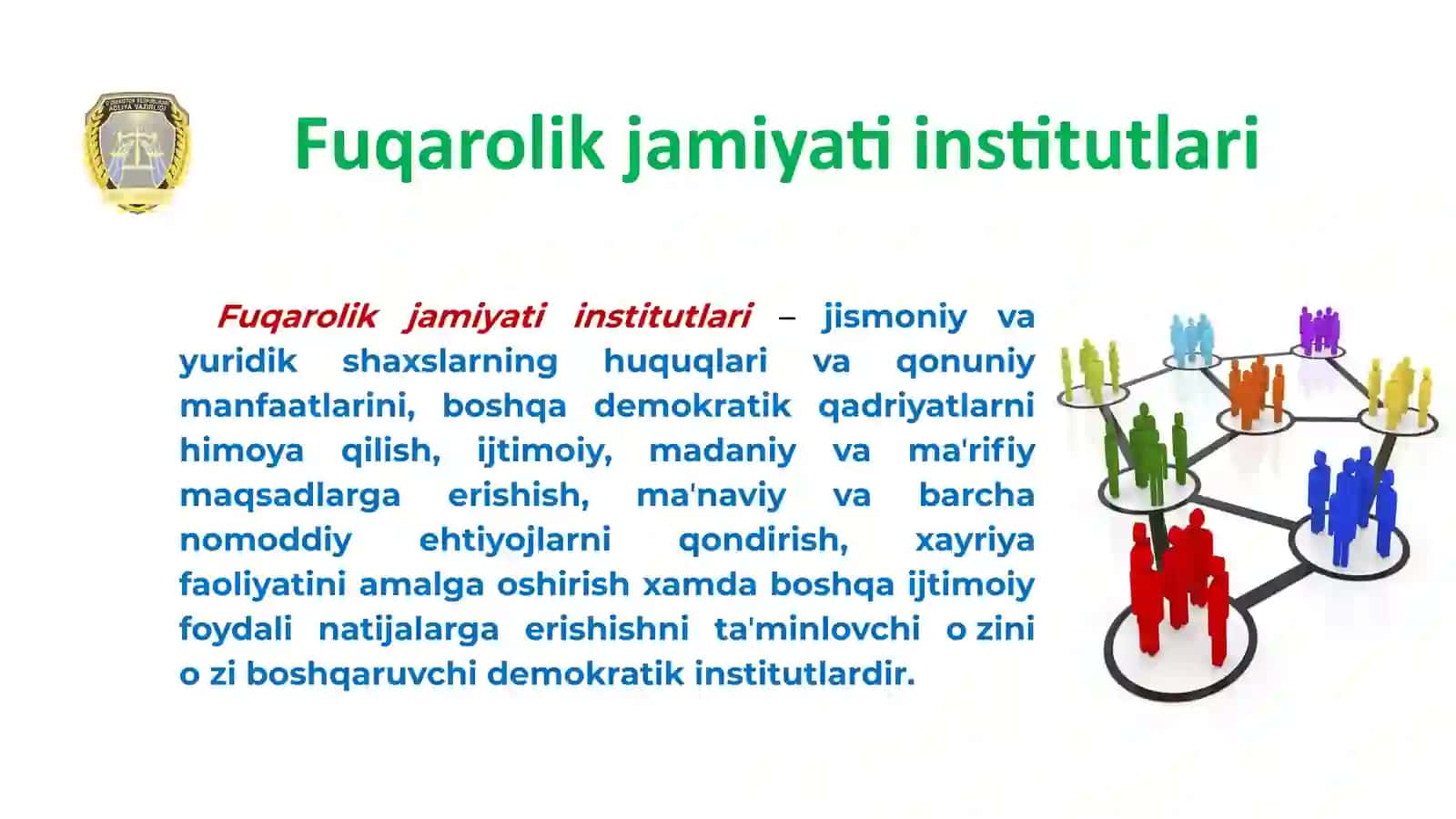 Demokratik institutlarni rivojlantirishda siyosiy partiyalarning oʻrni va ahamiyati 2