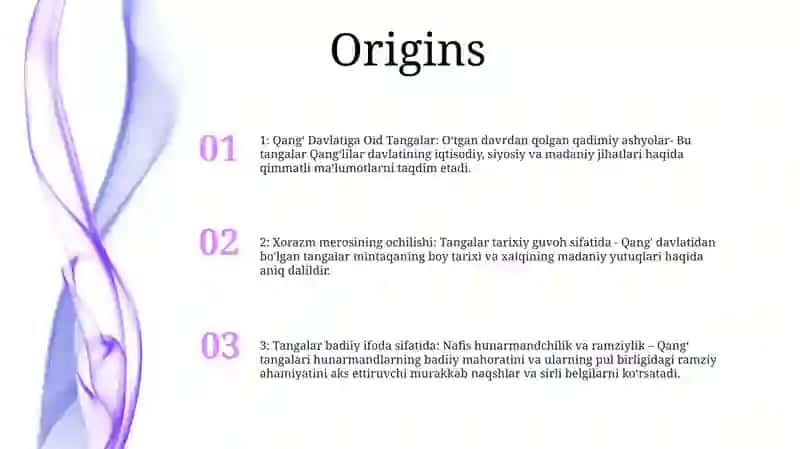 Qangʻ Davlatiga Oid Tangalar 2