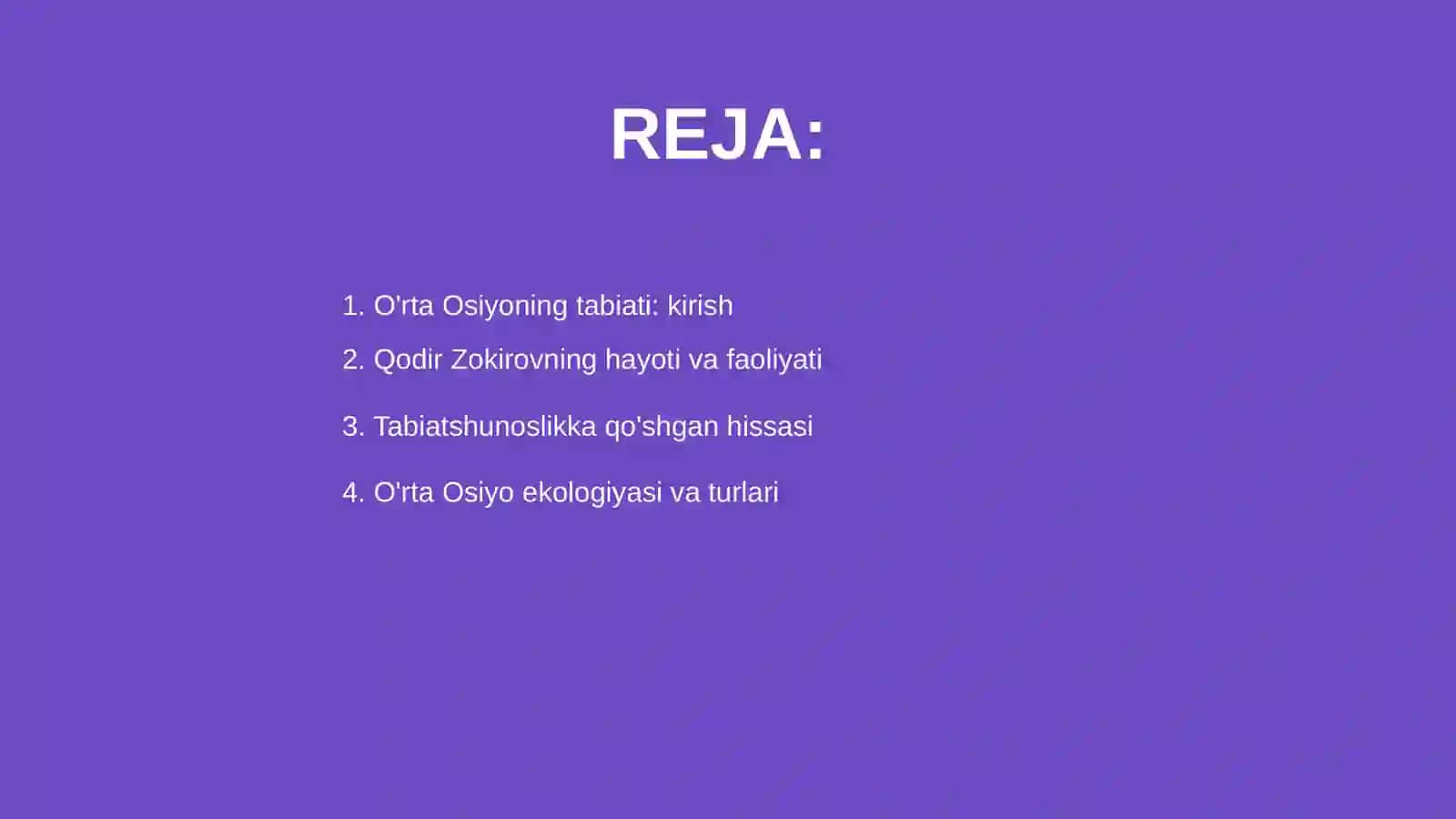 O'rta Osiyo tabiatini o'rganishga hissa qo'shgan olimlar Qodir Zokirov 2