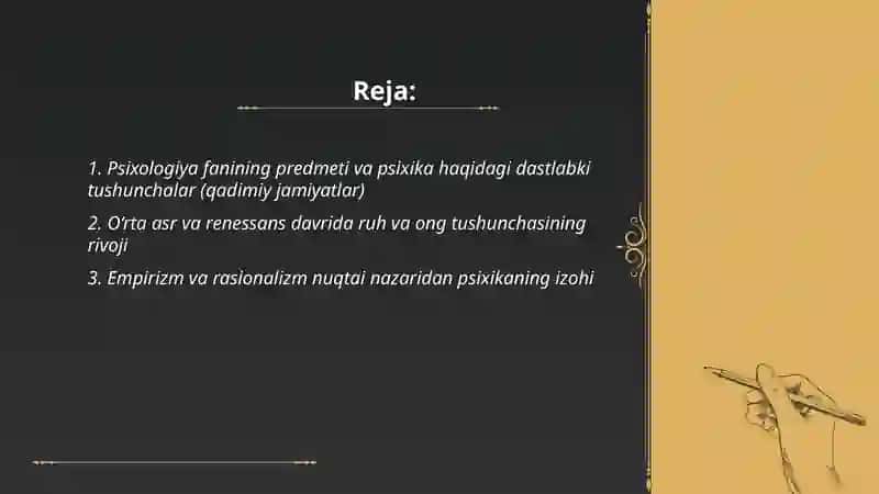 Psixologiya fanining tadqiqot metodlari 2