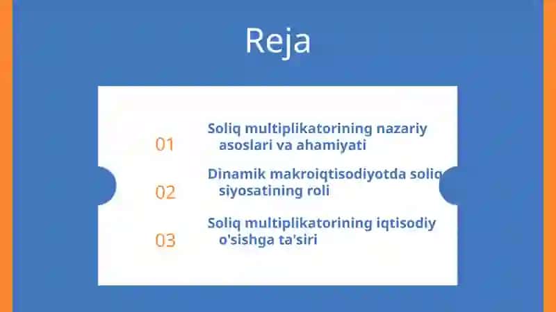 Soliq Multiplikatori Dinamik Makro iqtisodiyot 2