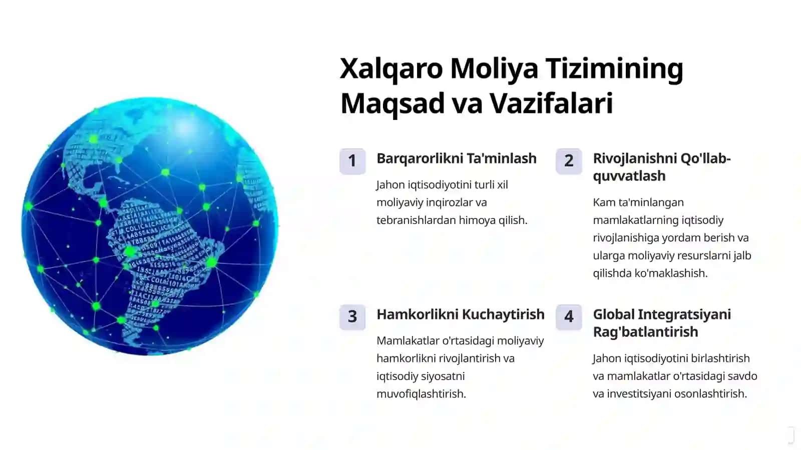Xalqaro Moliya Tashkilotlari va Ularning Xalqaro Moliya Munosabatlaridagi Roli 2