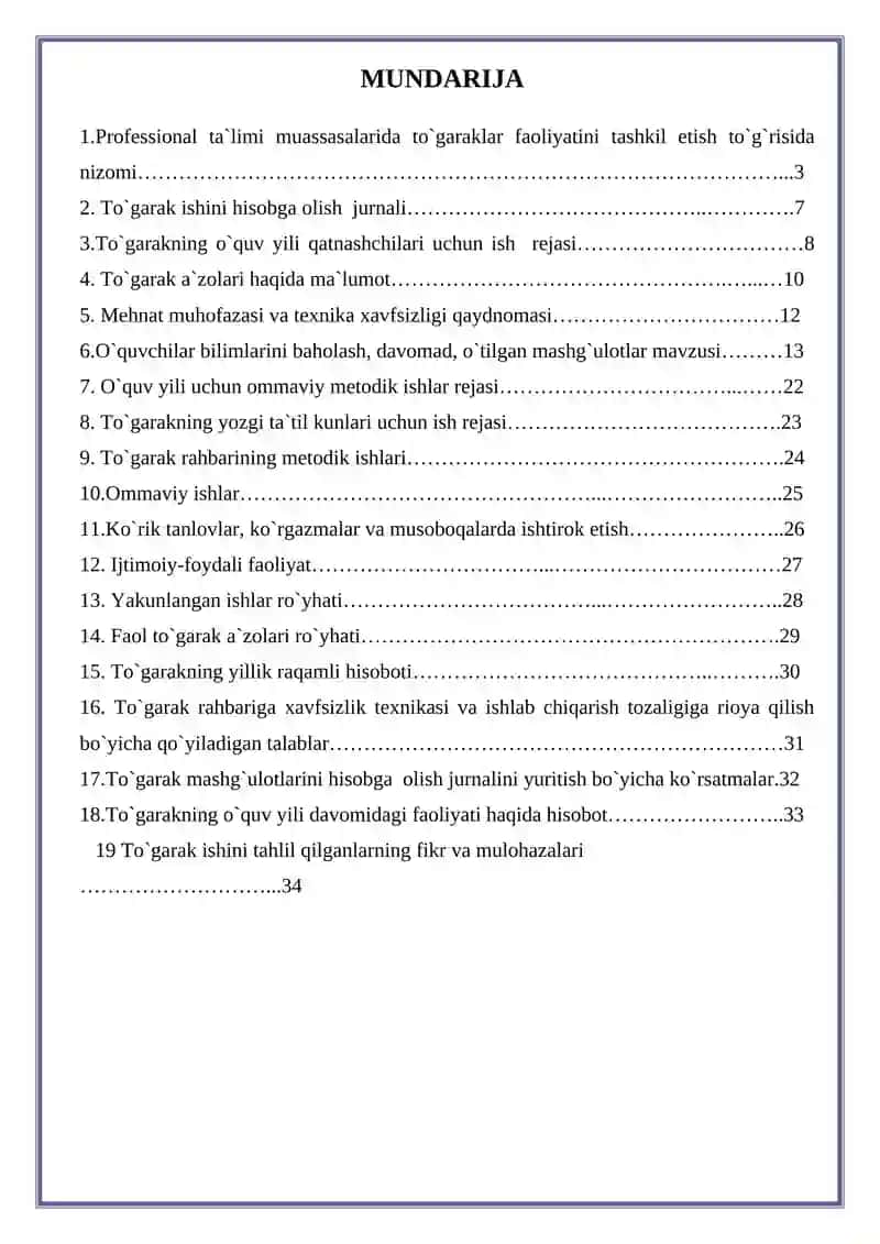 Texnikum uchun Ingiliz tili fanidan 40 soatlik to'garak 2