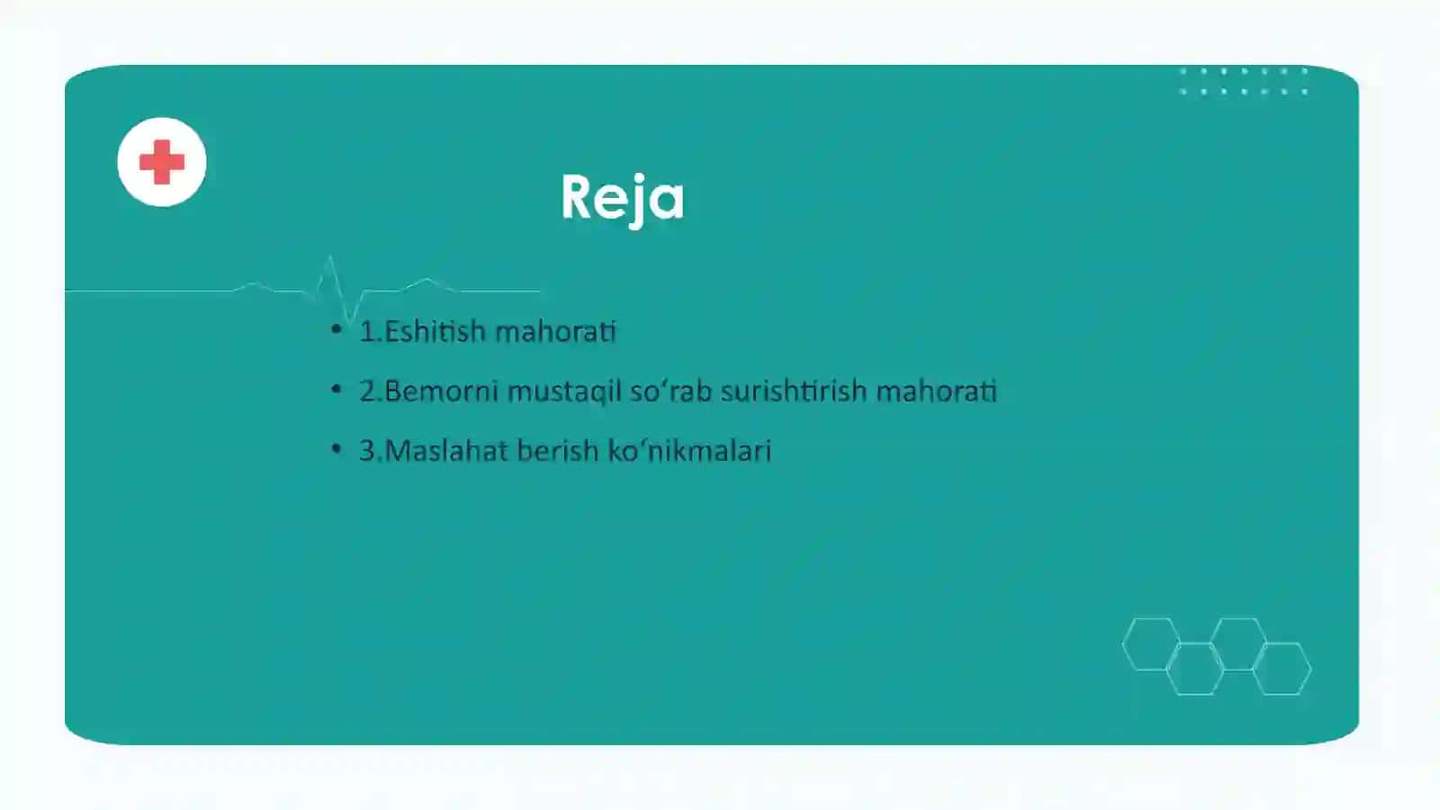 Bemorni mustaqil soʻrab surishtirish 2