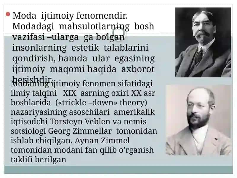 Modafenomeni. Jahon moda tendentsiyalari 2