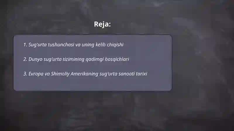 Sug'urta kompaniyalari va uning tarixi 2