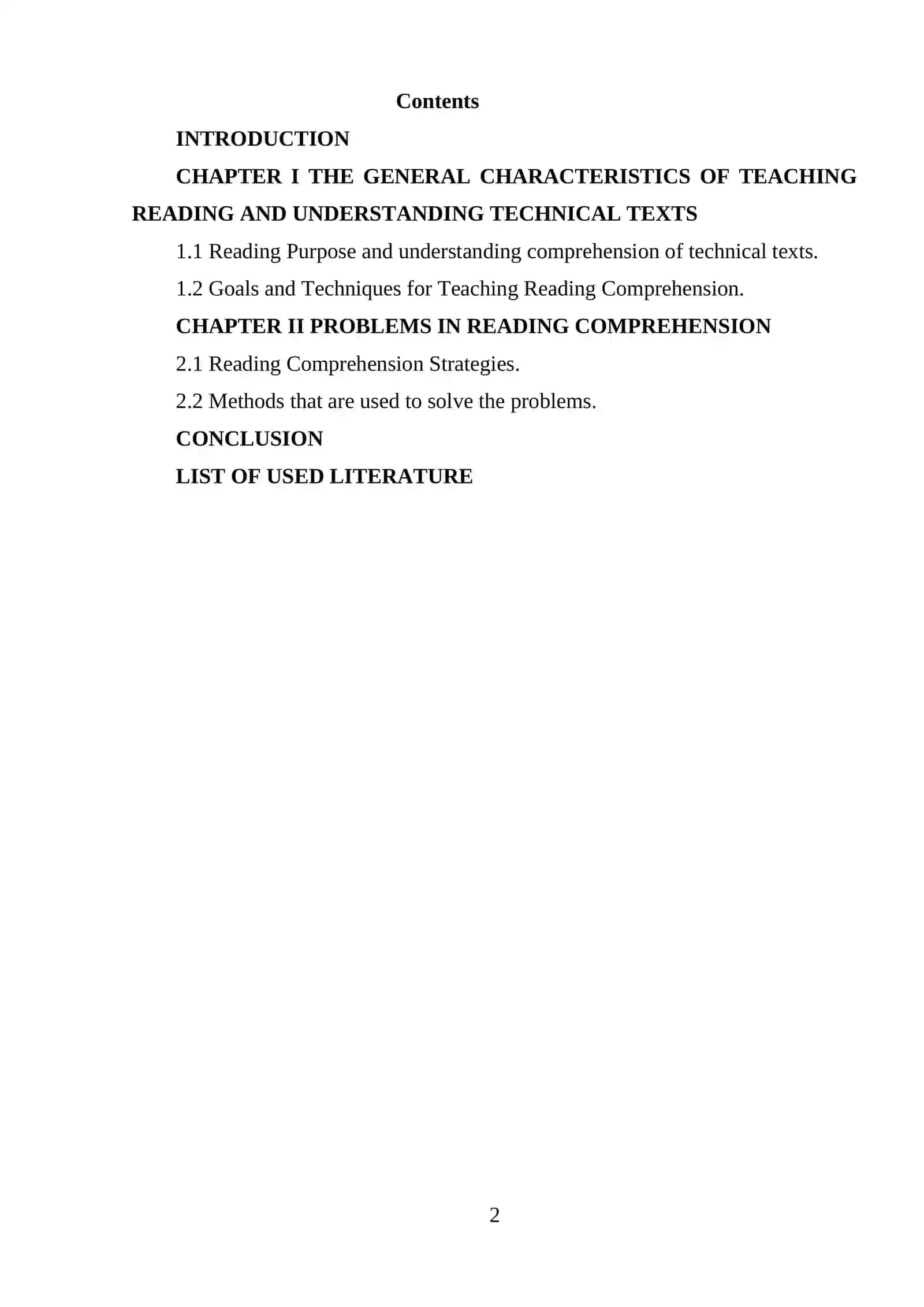 TEACHING READING AND UNDERSTANDING TECHNICAL TEXTS 2