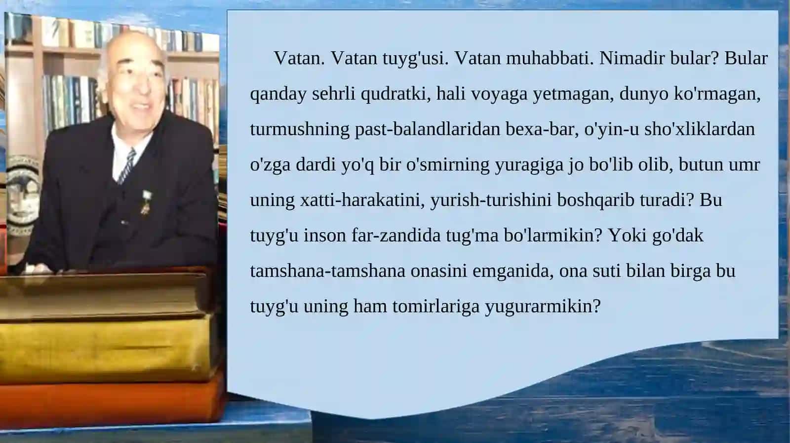 O'LSAM, AYRILMASMAN QUCHOQLARINGDAN 2