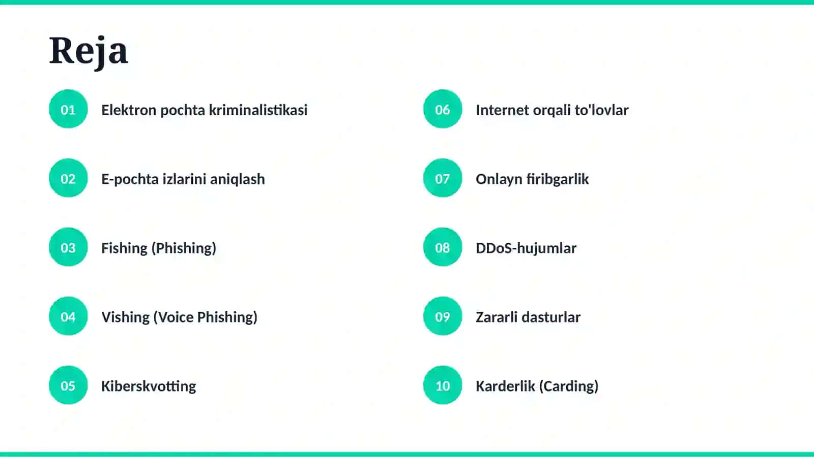 Elektron Pochta kriminalistikasi 2
