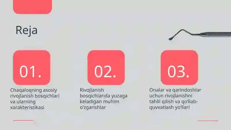 Yangi tugʻilgan chaqaloqning normal rivojlanish bosqichlari 2