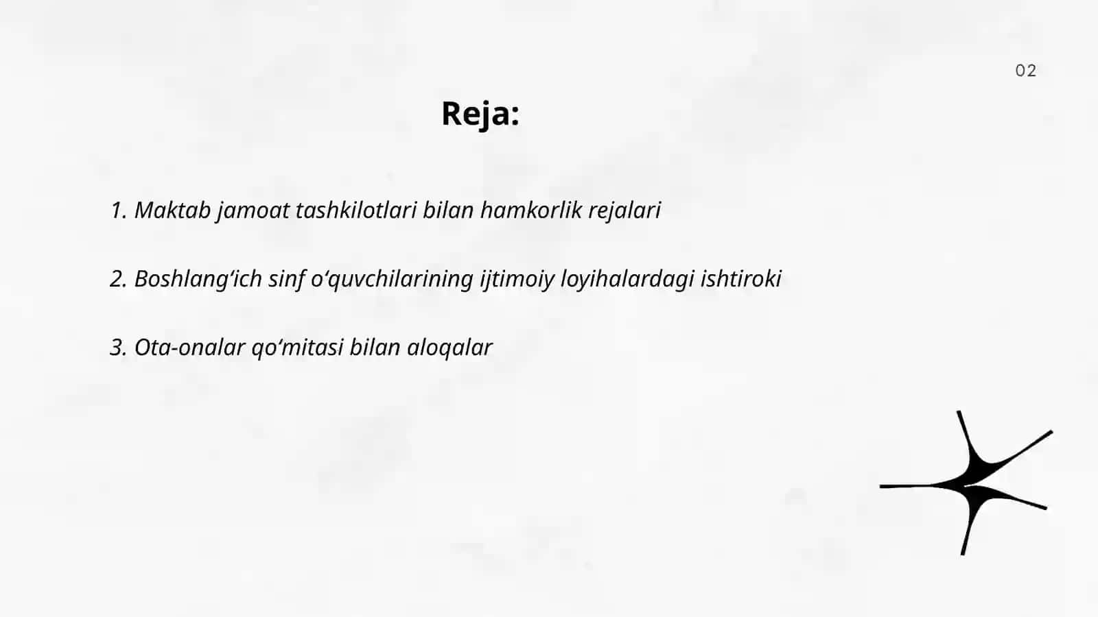 Boshlangʻich sinf rahbarining maktab jamoat tashkilotlari bilan olib boriladigan ishlari 2