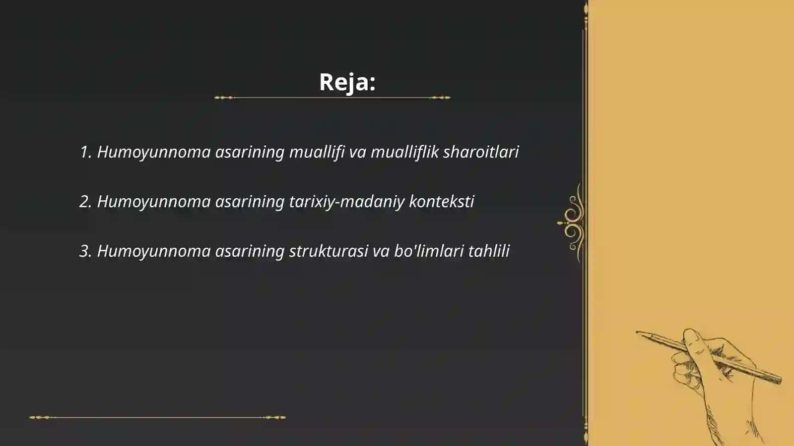 Humoyunnoma asari haqida 2