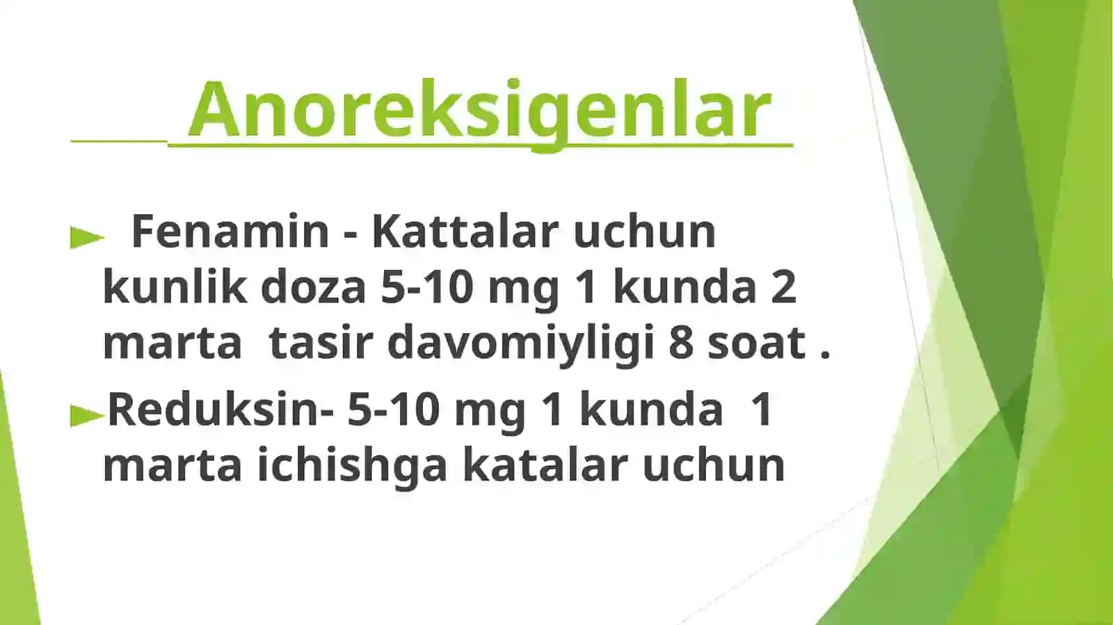 Gastroenterologiyada ishlatiladigan dorilar toplami va dozalari 2