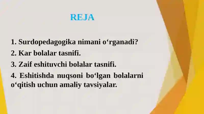 Eshitishida nuqsoni bo‘lgan bolalarning tibbiy-pedagogik tasnifi 2
