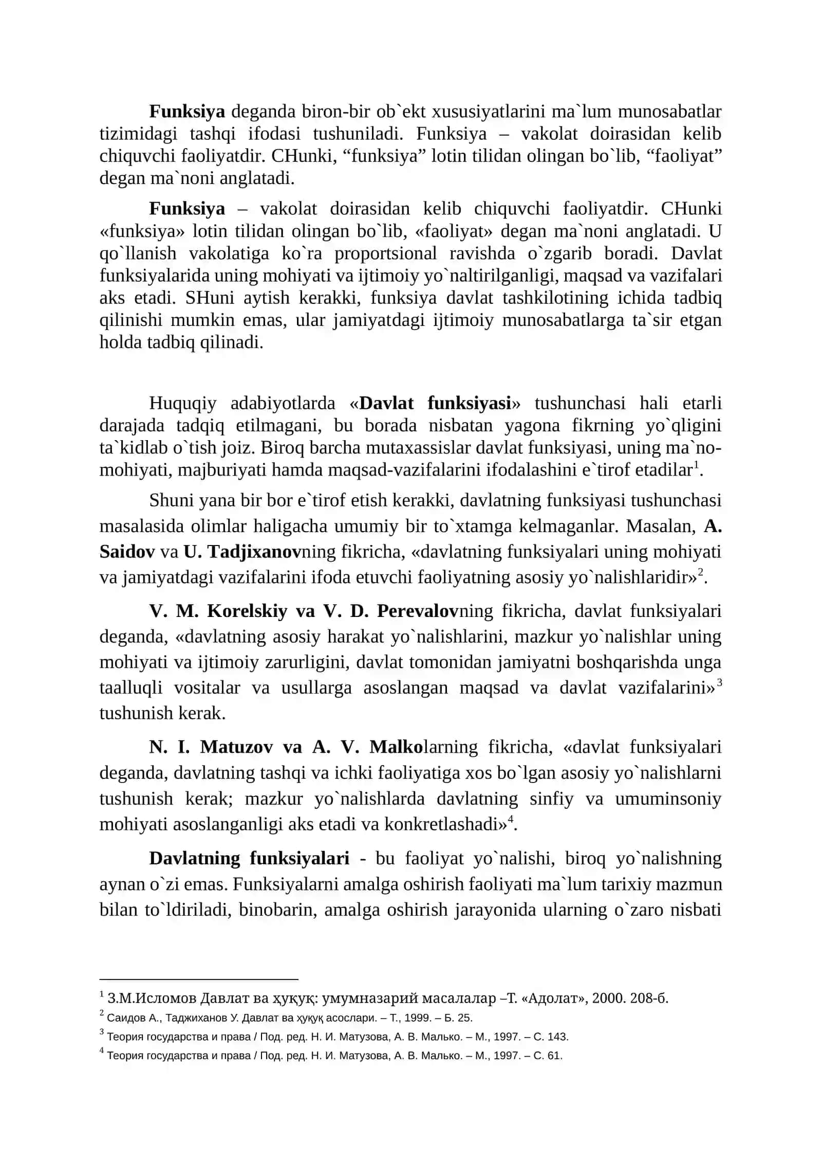 Davlat funksiyasi va vazifasining ozaro munosabati 2