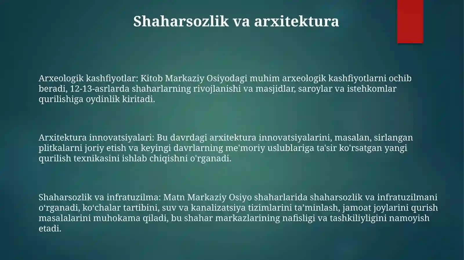 Ix-Xll Asrlarda Mavaronnahr Va Xurosonda Madaniy Hayot 2