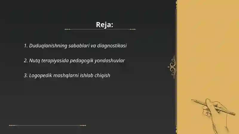 Duduqlanuvchi bolalar bilan olib boriladigan kompleksli tibbiy pedagogik yondashuv 2