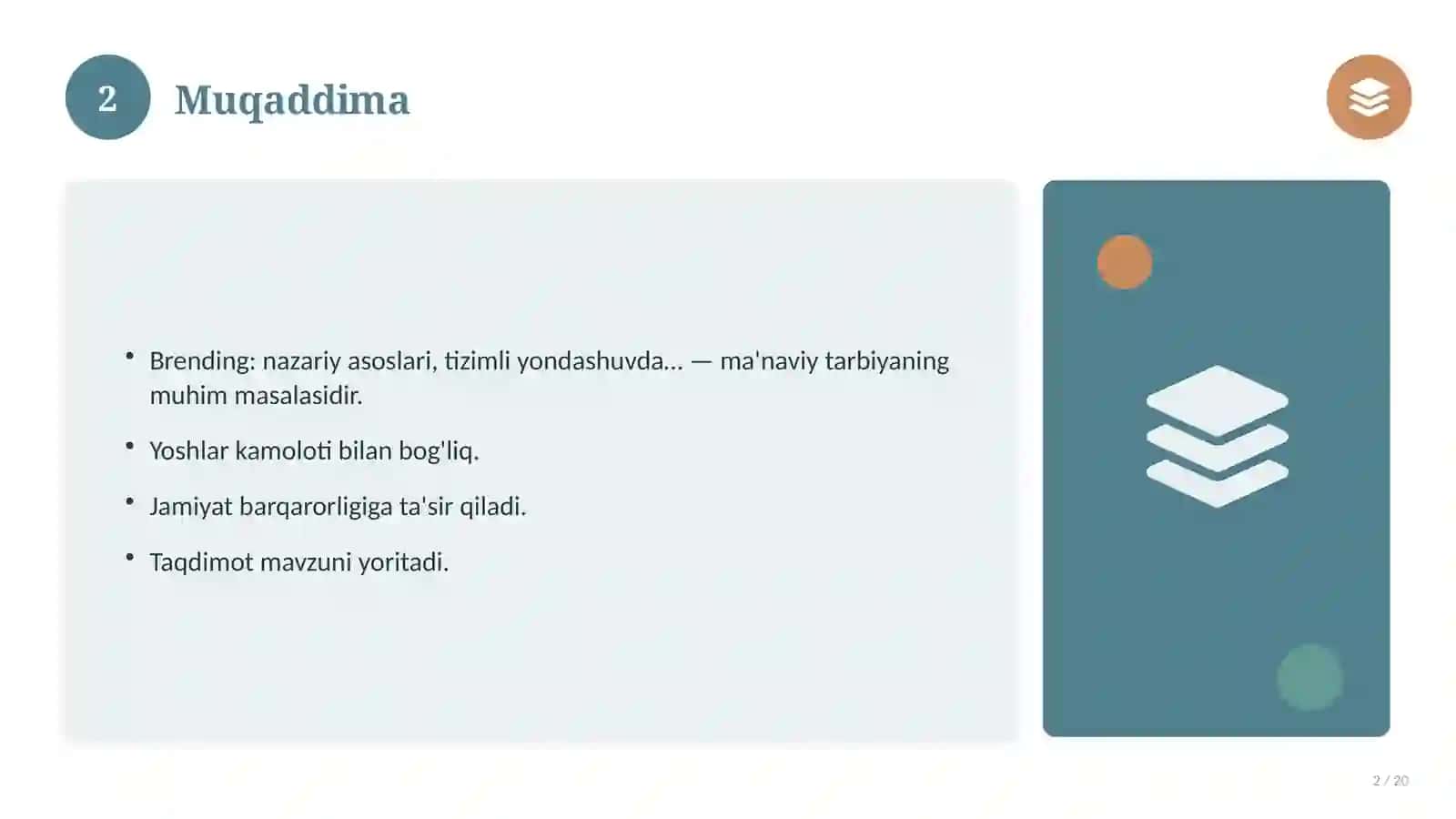 Brending: nazariy asoslari, tizimli yondashuvda 2