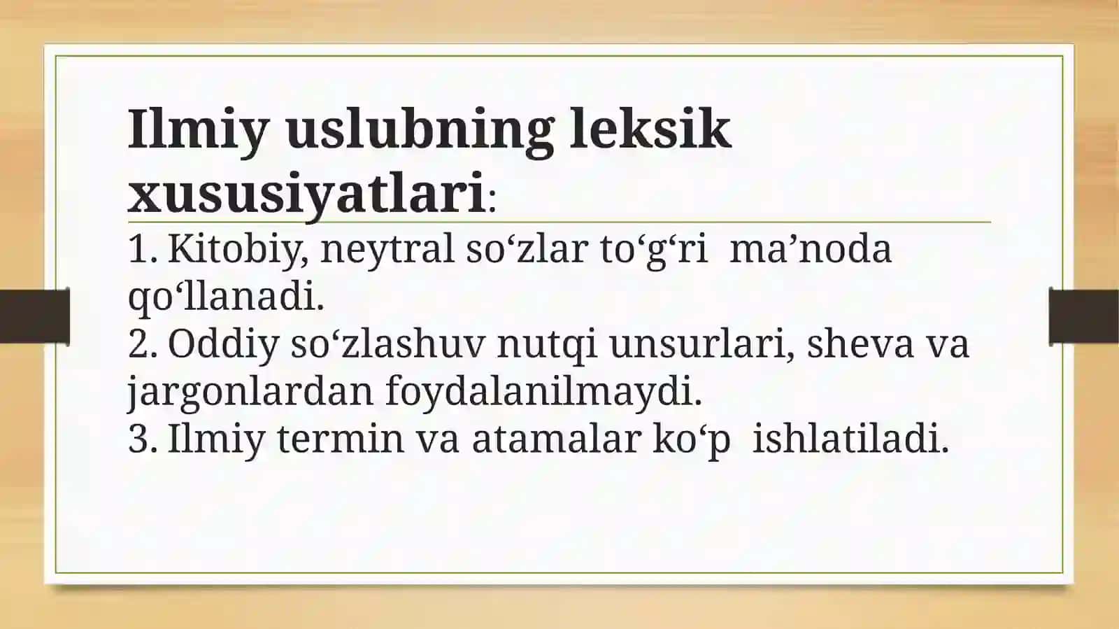 Ilmiy Uslub 2