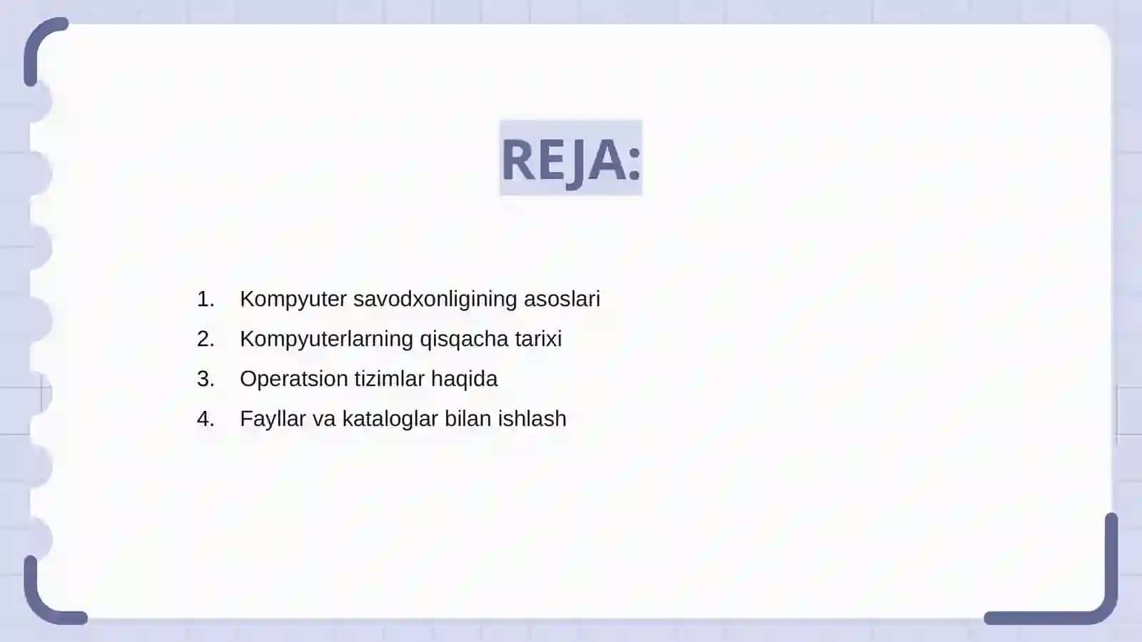 Kompyuter savodxonligi 2