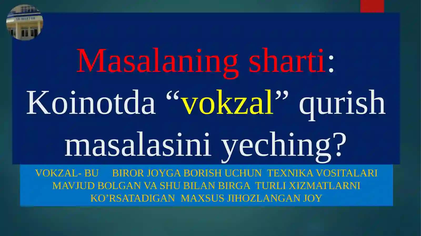 Fizika fanidan Butun olam tortishish qonuni mavzusi boyicha masalalar yechish 2
