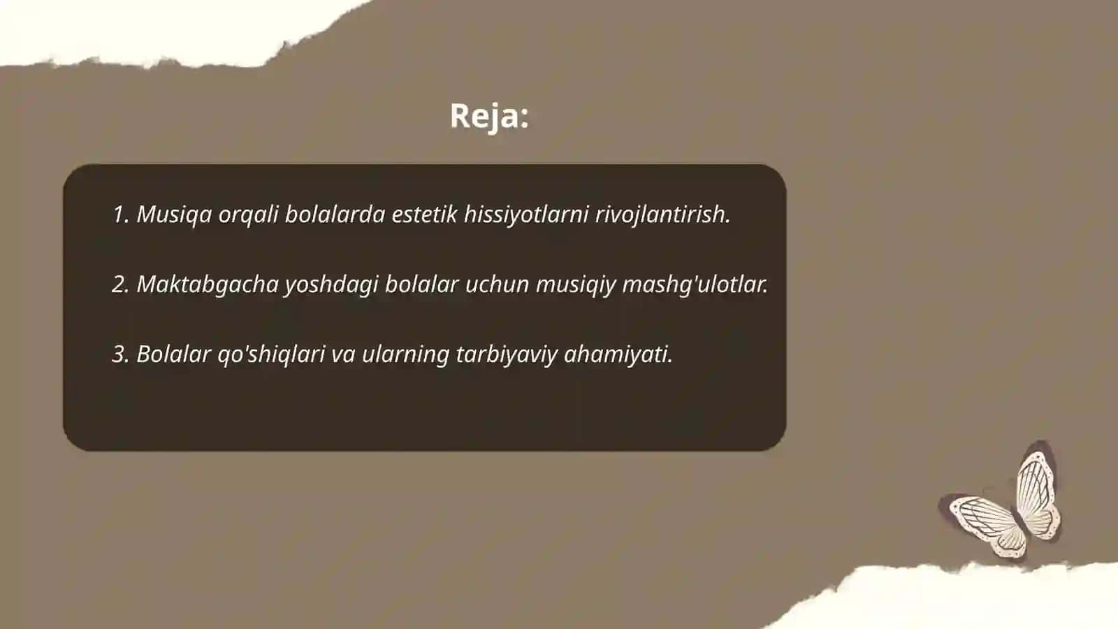 Maktabgacha yoshdagi bolalarga estetik tarbiya berishda musiqaning oʻrni 2